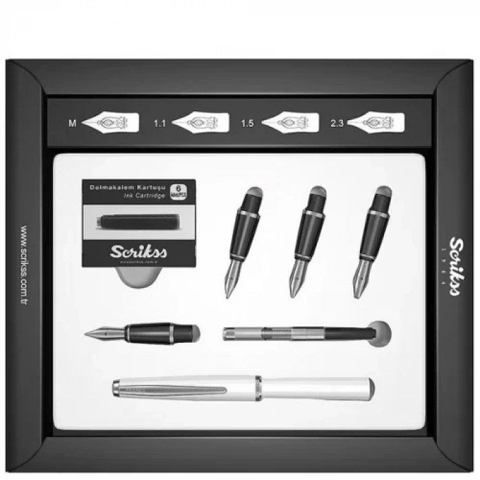 Scrikss Kaligrafi Seti Beyaz