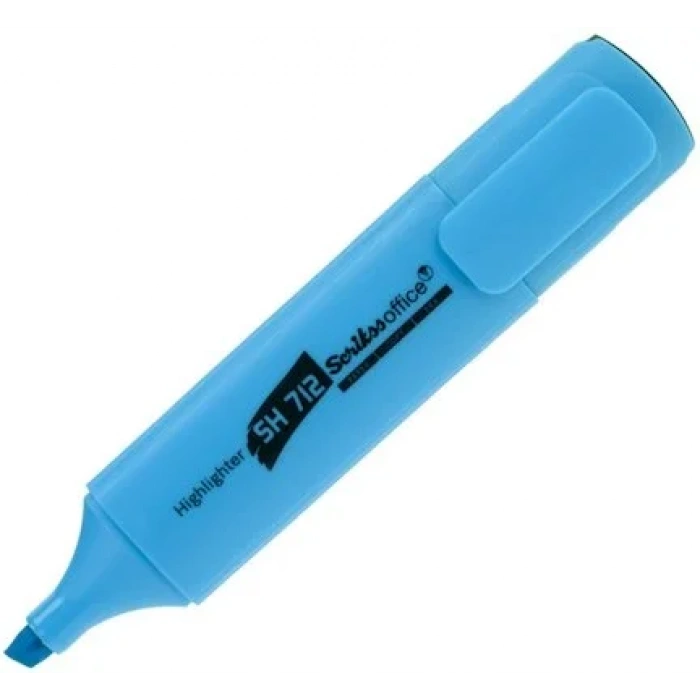 Scrikss Office Highlighter Fosforlu İşaretleme Kalemi MAVİ