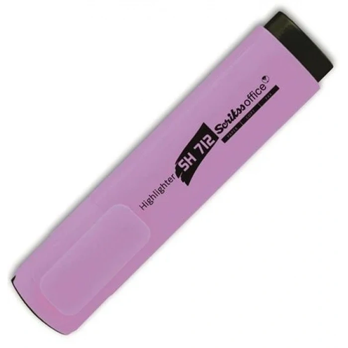 Scrikss Office Highlighter Fosforlu İşaretleme Kalemi PASTEL LİLA