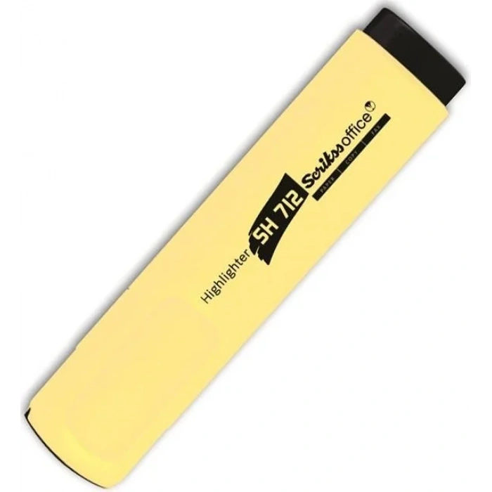 Scrikss Office Highlighter Fosforlu İşaretleme Kalemi PASTEL SARI