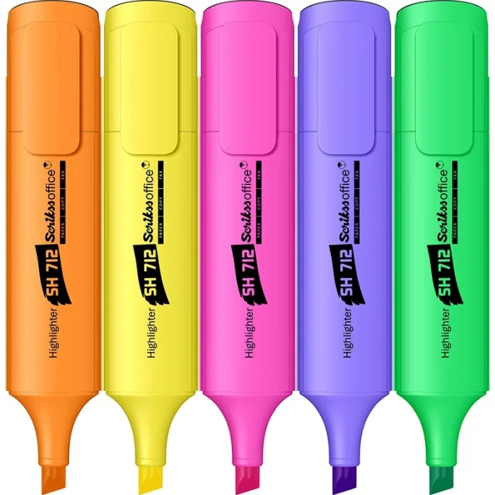 Scrikss Sh 712 Fosforlu Kalem 5 Li Pk