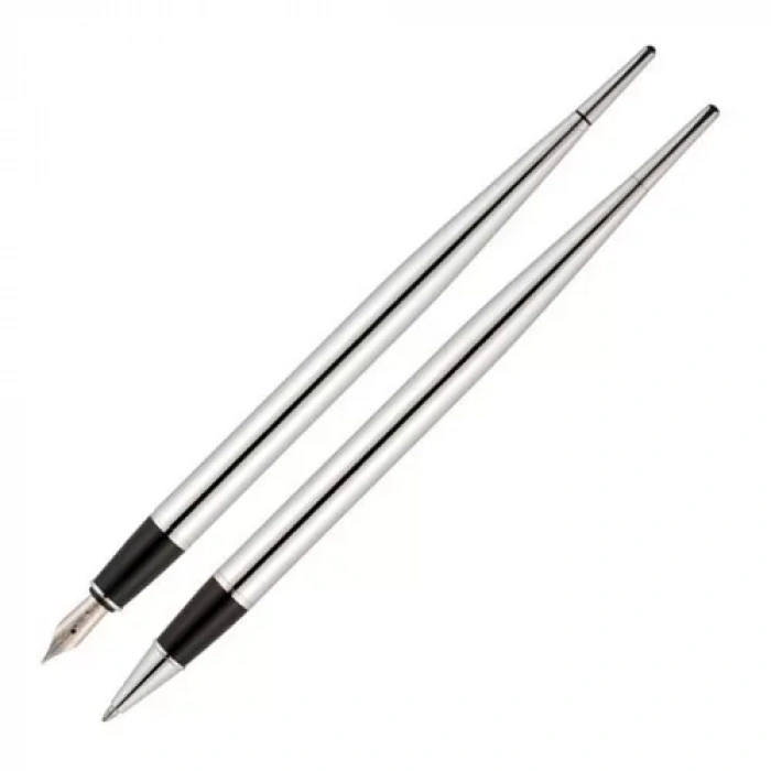 Scrikss Stilofor 17 Sümen Kalem Takımı-Chrome (Dolma+Tükenmez)