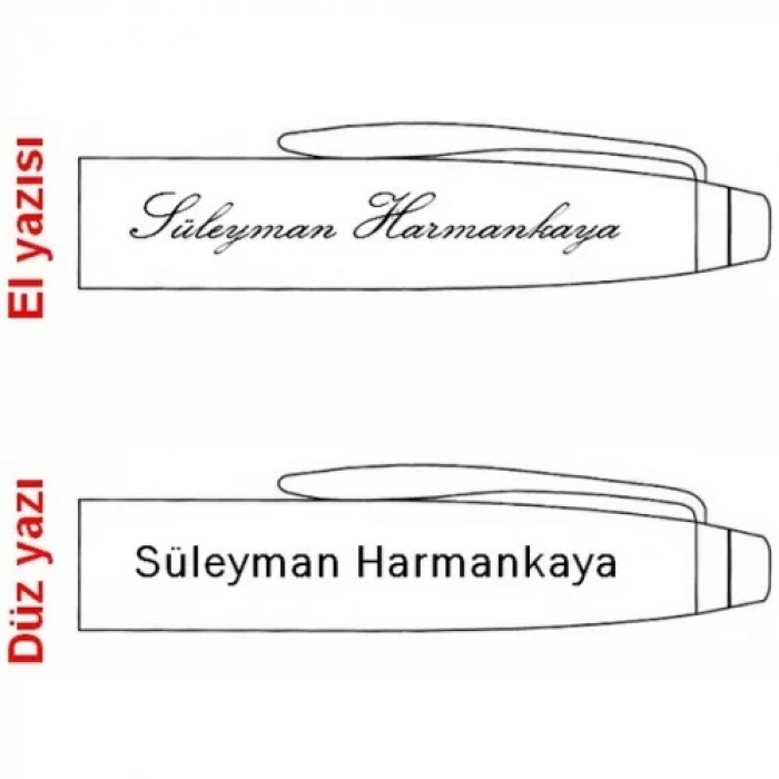 Scrikss Tükenmez Kalem 39 Gold Krom