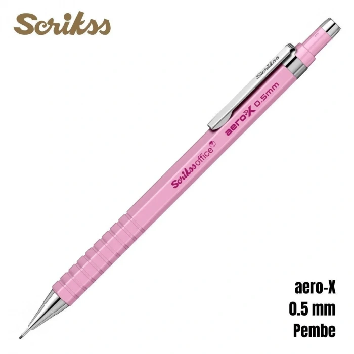 Scrikss Versatil Kalem Aero-X 0.5mm Pembe