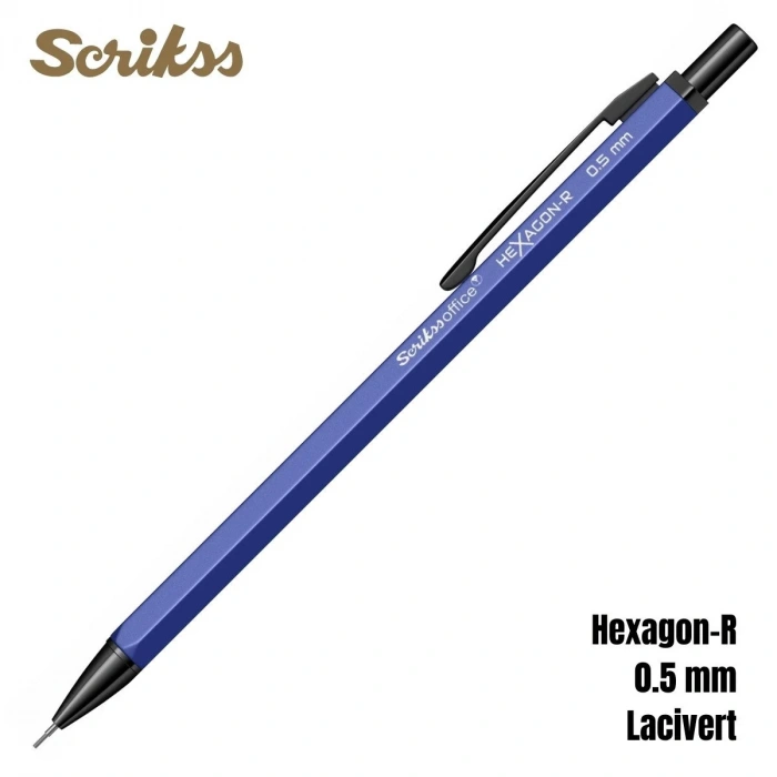 Scrikss Versatil Kalem Hexagon-R 0.5mm Lacivert
