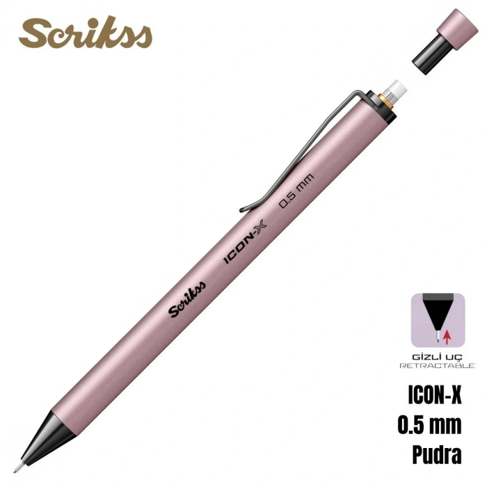 Scrikss Versatil Kalem Icon-X 0.5mm Pudra