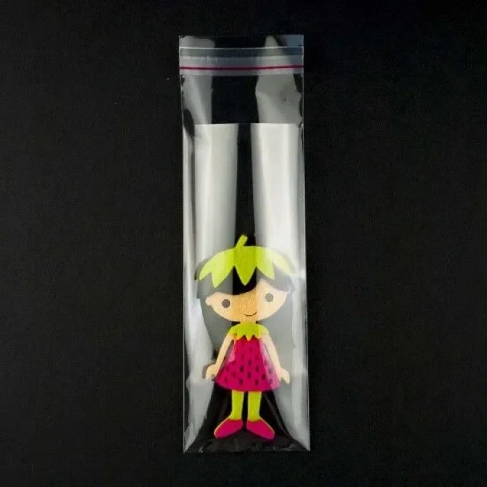 ŞEFFAF BANTLI POŞET (8X20) OPP 1000 adet