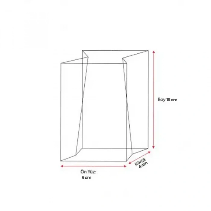 ŞEFFAF KARE TABANLI POŞET (6X18) 500 adet