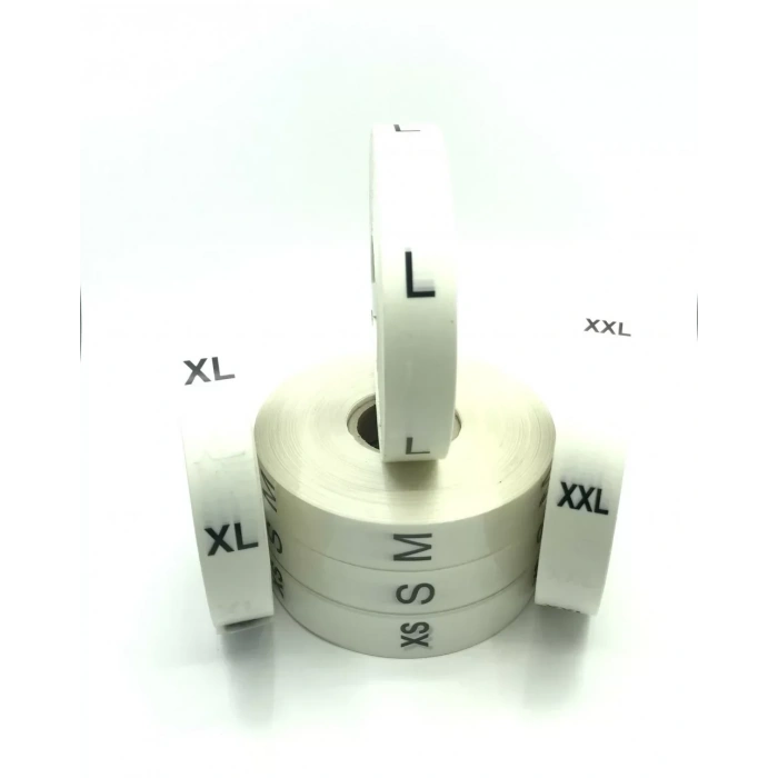 Şeffaf Uzun Beden Etiketi Xl Beden 500 Lü