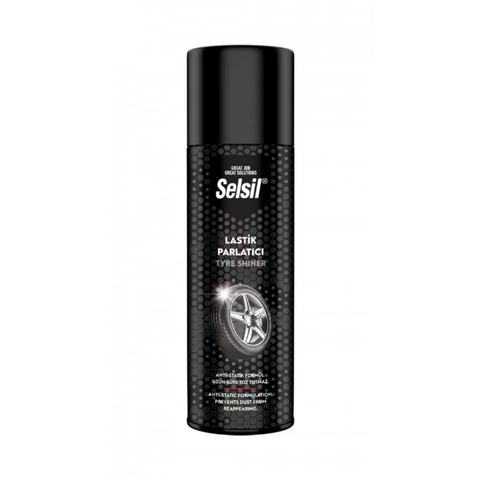Selsil Lastik Parlatıcı Sprey 500 ml