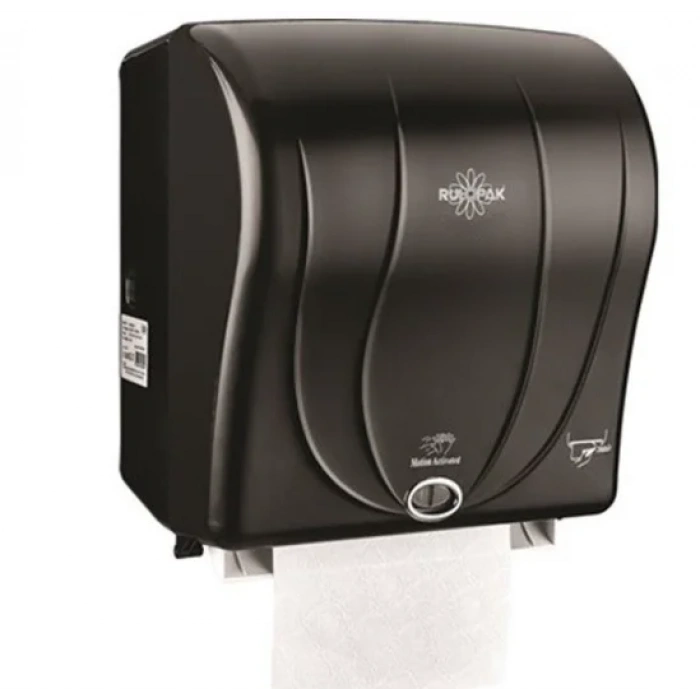 Sensörlü Havlu Makinesi 26cm Siyah (1 Adet)