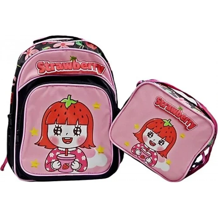 SENTOR SNILK22-06K STRAWBERRY PEMBE İLKOKUL ÇANTASI