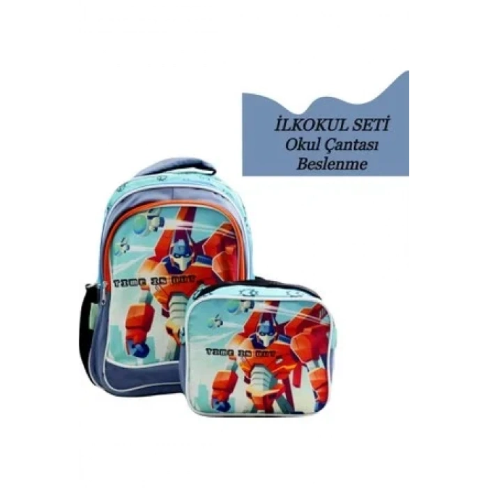 SENTOR SNTILK22-07E ROBOT ÇİVİT İLKOKUL ÇANTASI