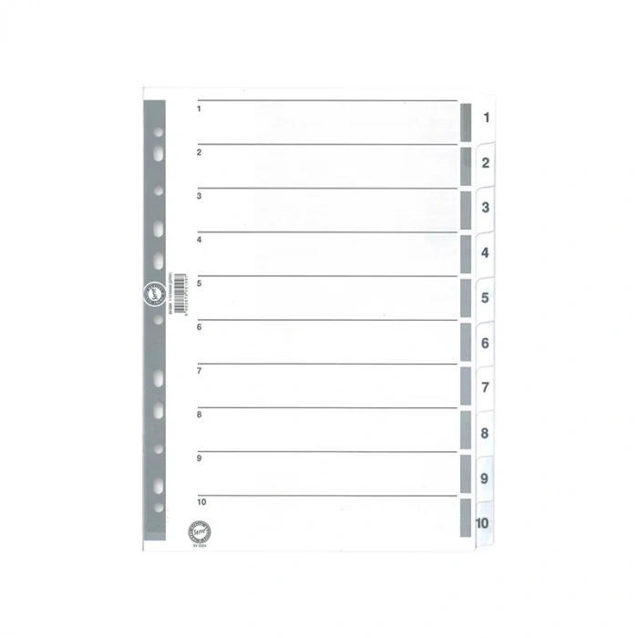 Serve 1-10 Rakamlı Ayraç 5324