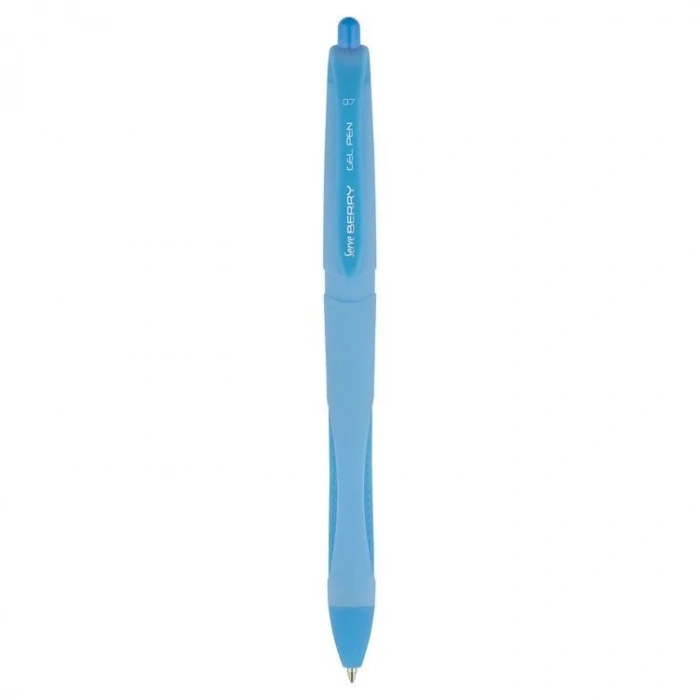 Serve Berry Hızlı Kuruyan Jel Kalem 0.7 mm. PASTEL MAVİ