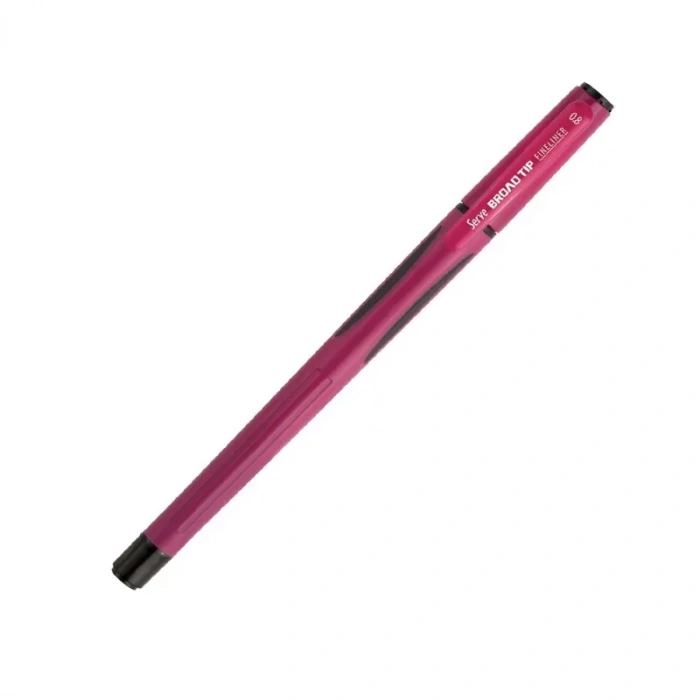 Serve Broad Tip Fineliner Keçe Uçlu Kalem 0.8mm Vişne Çürüğü (05)