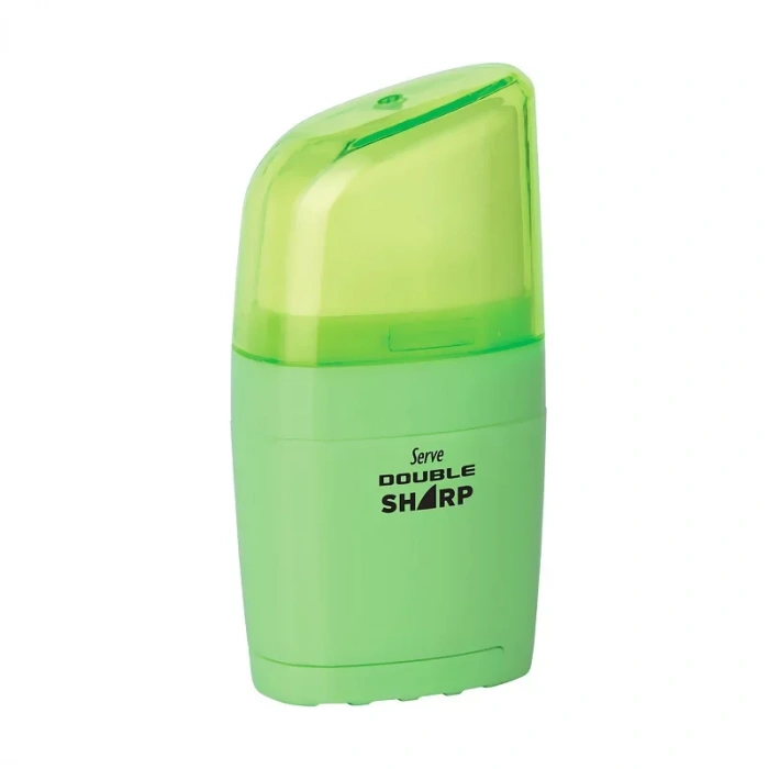 Serve Double Sharp Silgili Kalemtraş Nane Yeşili