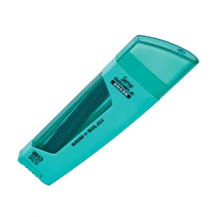 SERVE DSMNY05 DOUBLE KALEM UCU 0.5 2B+SİLGİ NEON YEŞİL