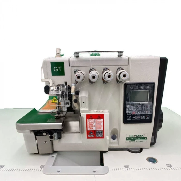 Sevmak Sk-04gt-ubt 4 İplik Tam Otomatik Akıllı Elektrikli İplik Kesicili Overlok Makinası