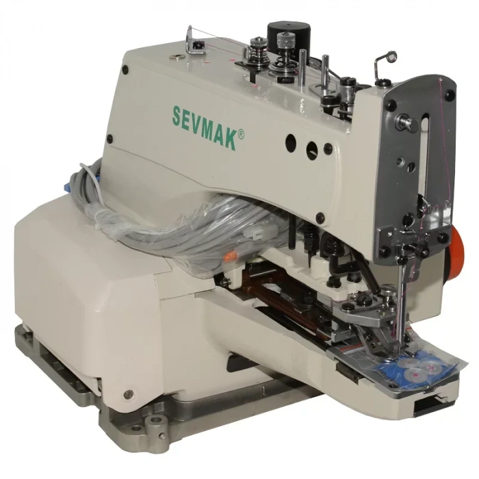 Sevmak Sk-1377d Kafadan Motorlu Düğme Makinası