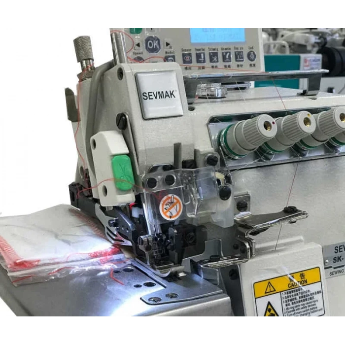 Sevmak Sk-5214ex-04ubt 4 İplik Tam Otomatik Akıllı İplik Kesicili Overlok Makinası