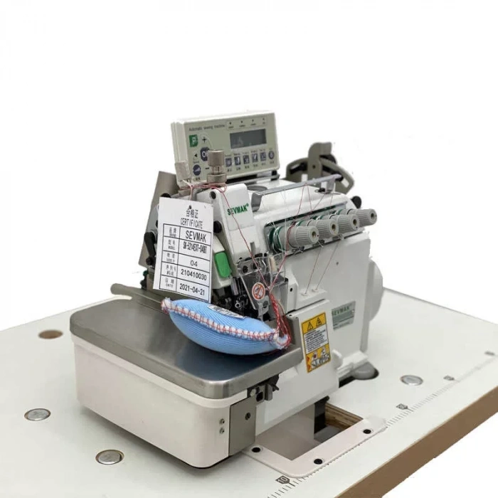 Sevmak Sk-5214ext-04ubt 4 İplik Transportlu Tam Otomatik Akıllı İplik Kesicili Overlok Makinası