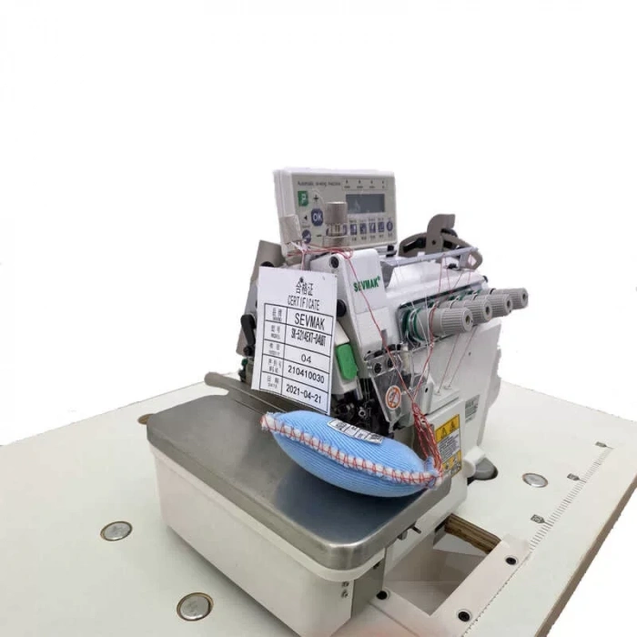 Sevmak Sk-5214ext-04ubt 4 İplik Transportlu Tam Otomatik Akıllı İplik Kesicili Overlok Makinası