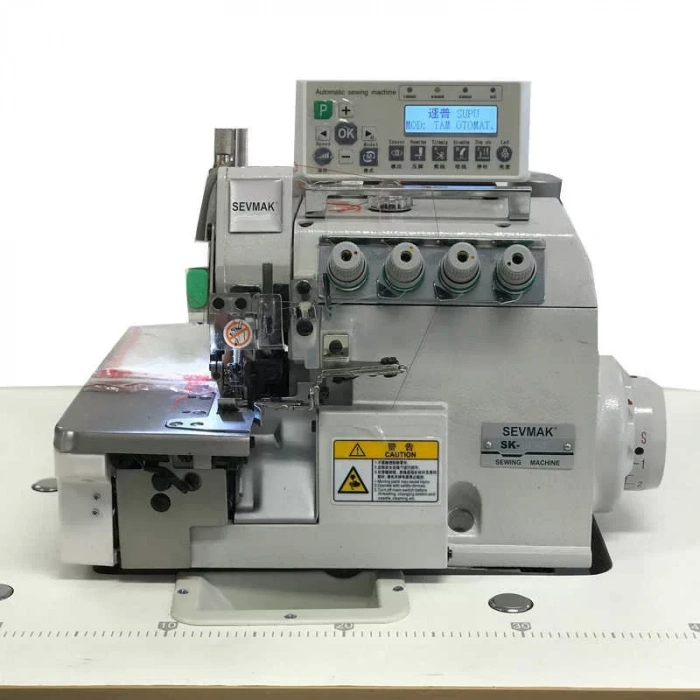 Sevmak Sk-988-04ubt 4 İplik Tam Otomatik Akıllı Elektrikli İplik Kesicili Overlok Makinası