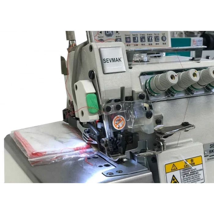 Sevmak Sk-988-04ubt 4 İplik Tam Otomatik Akıllı Elektrikli İplik Kesicili Overlok Makinası