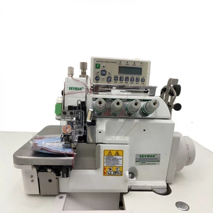 Sevmak Vt-3216ext-05ubt 5 İplik Transportlu Tam Otomatik Akıllı İplik Kesicili Overlok Makinası