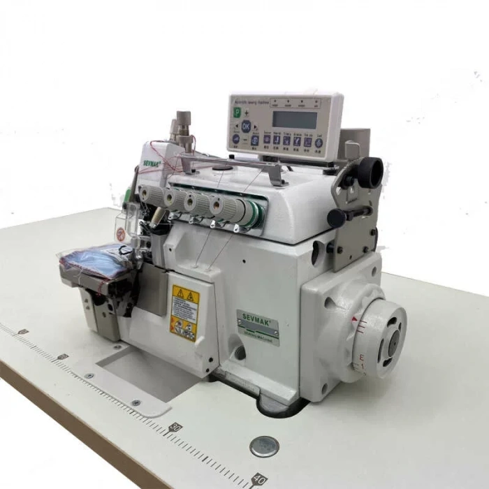 Sevmak Vt-3216ext-05ubt 5 İplik Transportlu Tam Otomatik Akıllı İplik Kesicili Overlok Makinası