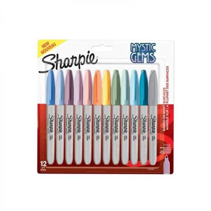 Sharpıe 12 Li Fıne Permanent Markör Mystıc Gems 2157681