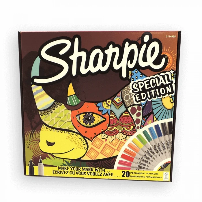 Sharpie Fine Permanent Markör 20li Karışık kutu- Gergedan 2110122