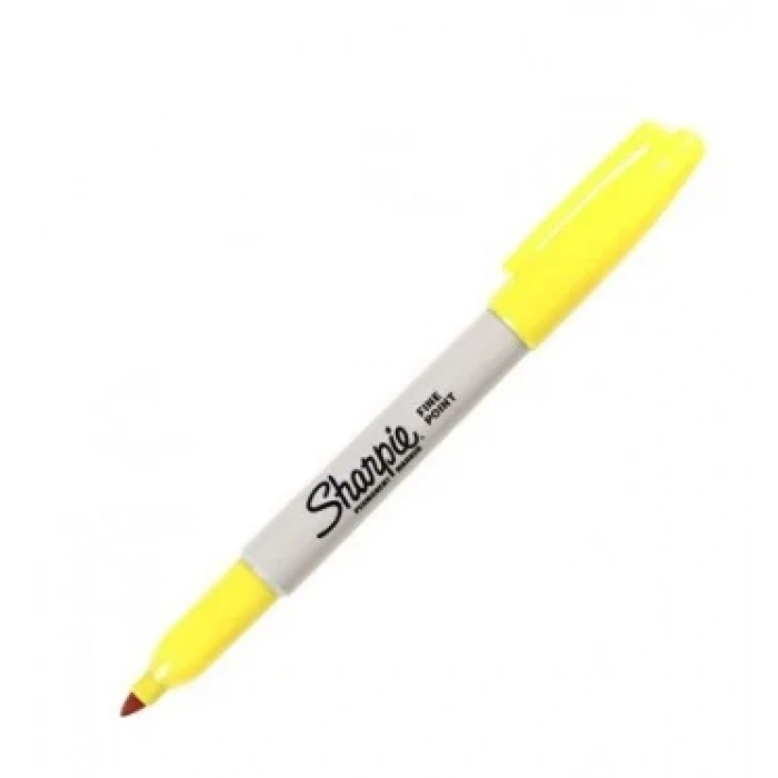 SHARPIE FINE PERM.MARKER KOYU SARI 1836460