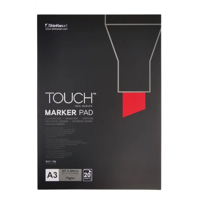Shinhan Art Touch Pad Marker Blok A3 75gr 20yp