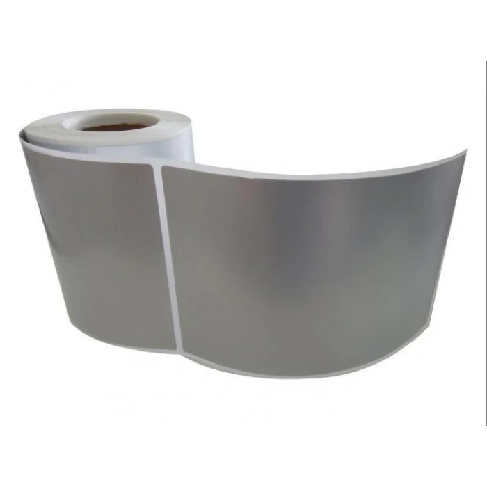 SİLVER MAT BARKOD ETİKETİ 150X100 TEKLİ 200 ADET