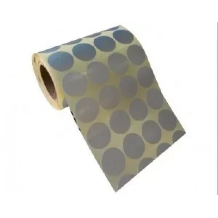 SILVER YUVARLAK ETİKETİ 25MM 2000´Lİ