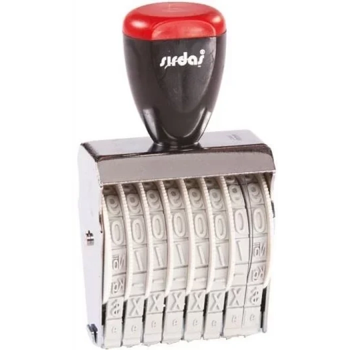 Sırdaş 8 Haneli Elle Çevirmeli Numaratör 9mm (1598)