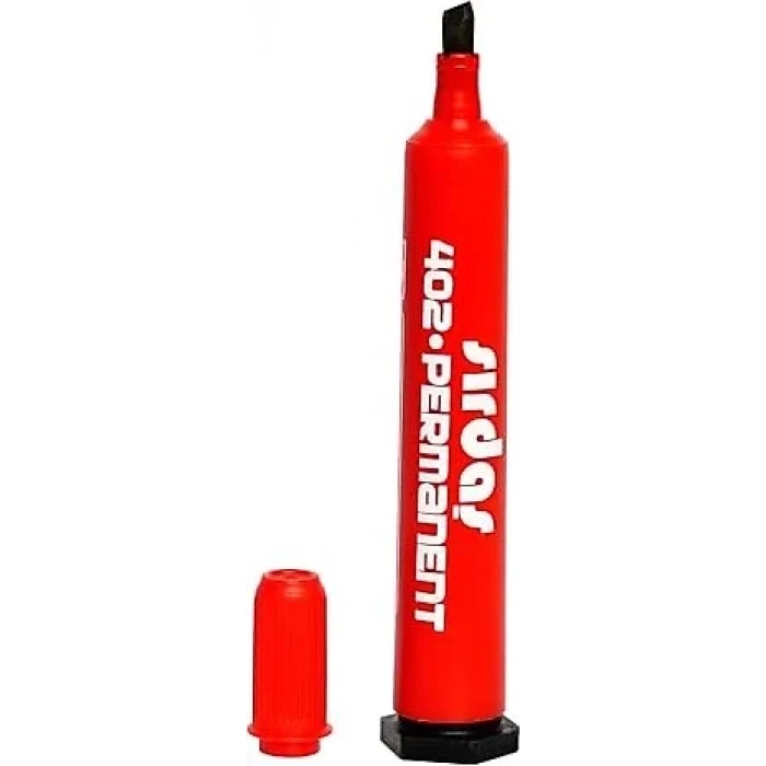 SIRDAŞ PERMANENT KOLİ KALEMİ KESİK UÇ KIRMIZI PM-402