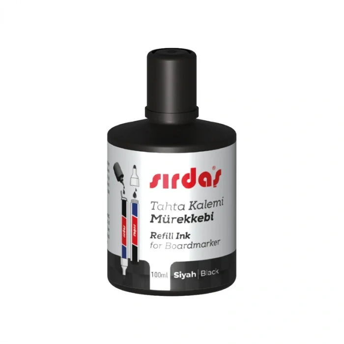Sırdaş Siyah Tahta Kalemi Mürekkebi 100 Cc.