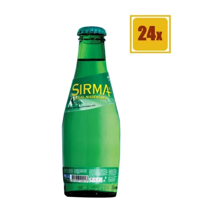 Sırma Doğal Mineralli Maden Suyu 200ml (24 Lü Koli)