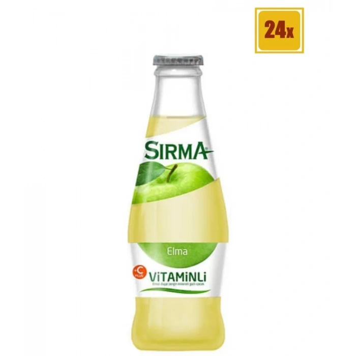 Sırma Elmalı Maden Suyu 200ml (24 Lü Koli)