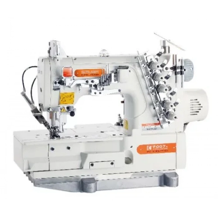 Siruba F007KD-W122-356/FHA-UTG Dırect Drıve Otomatik İplik Kesmeli Havalı Elektronik Etek Reçme Makinası