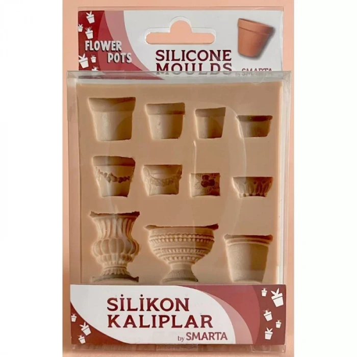 Smarta Çiçek  Slikon Kalıpları 10x13cm