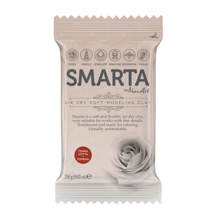 SMARTA HAVA İLE KURUYAN MODELLEME HAMURU 15 TOPRAK RENGİ 250gr