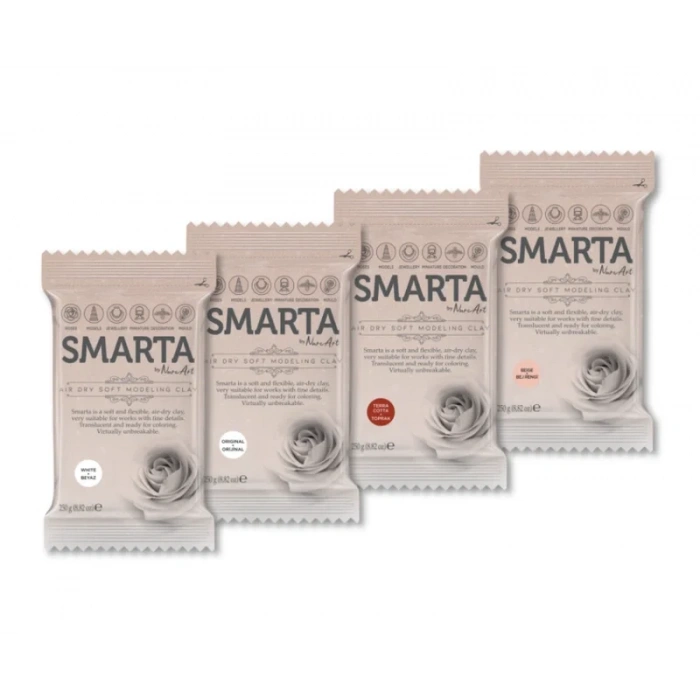 Smarta Hava İle Kuruyan Modelleme Hamuru 15 Toprak Rengi 250gr
