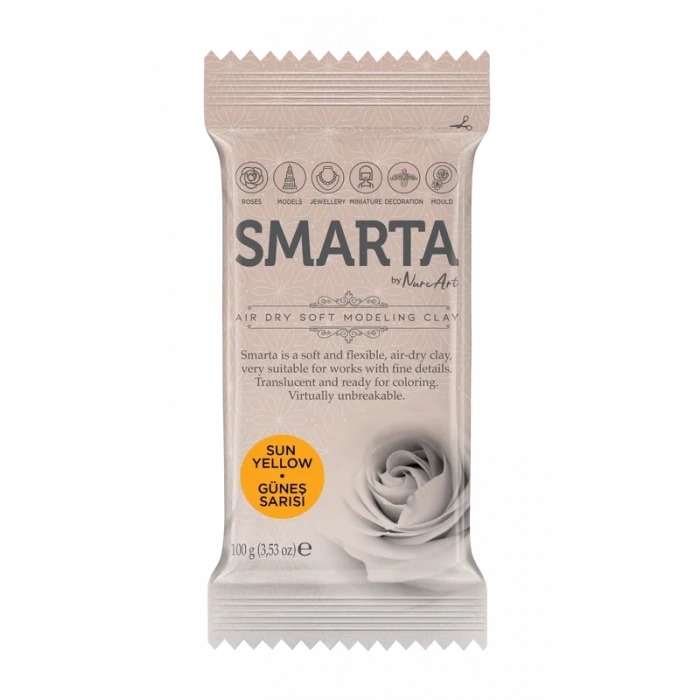 Smarta Hava İle Kuruyan Modelleme Hamuru 18 Güneş Sarısı 100gr
