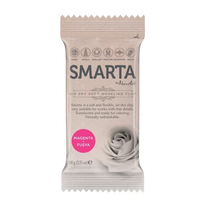 Smarta Hava İle Kuruyan Modelleme Hamuru 23 Pembe 100gr