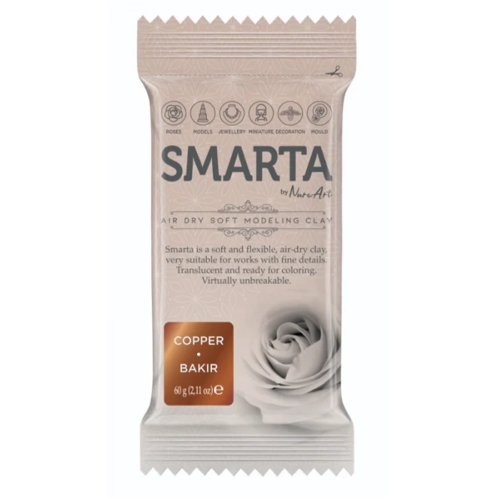 Smarta Hava İle Kuruyan Modelleme Hamuru 32 Metalik Bakır 60gr