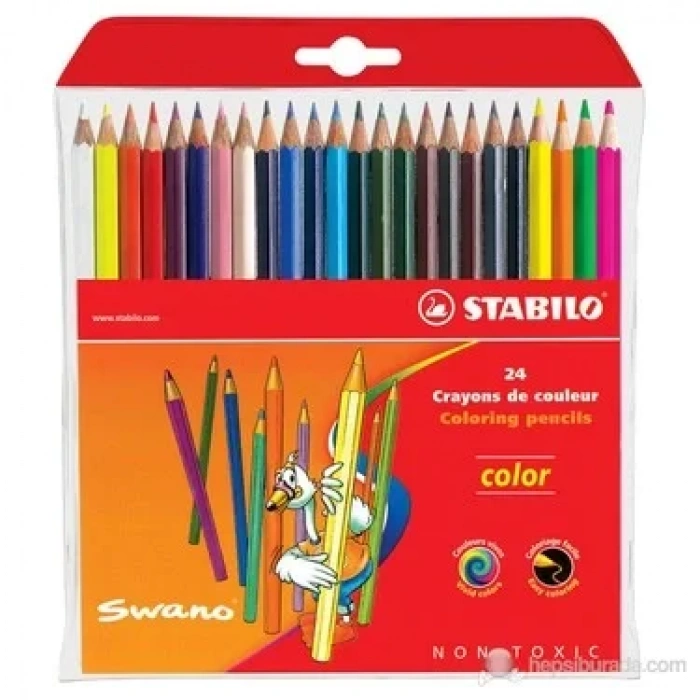 Stabilo 1224-77 Color Kuru Boya 24 Renk